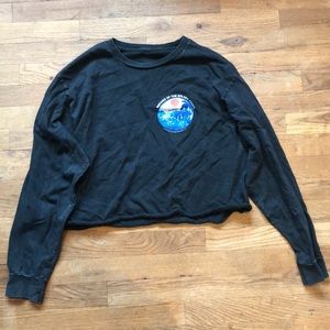 Dark grey long sleeve Brandy Melville shirt